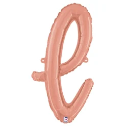 Bokstavballong Script Roségull