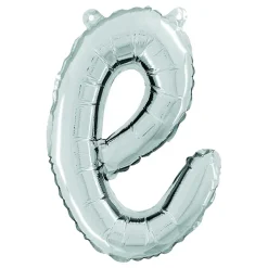 Bokstavballong Script Silver