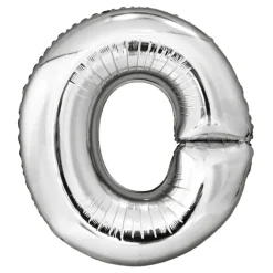 Bokstavballong Sølv Metallic