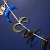 Bokstavbanner Eid Mubarak