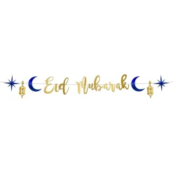 Bokstavbanner Eid Mubarak