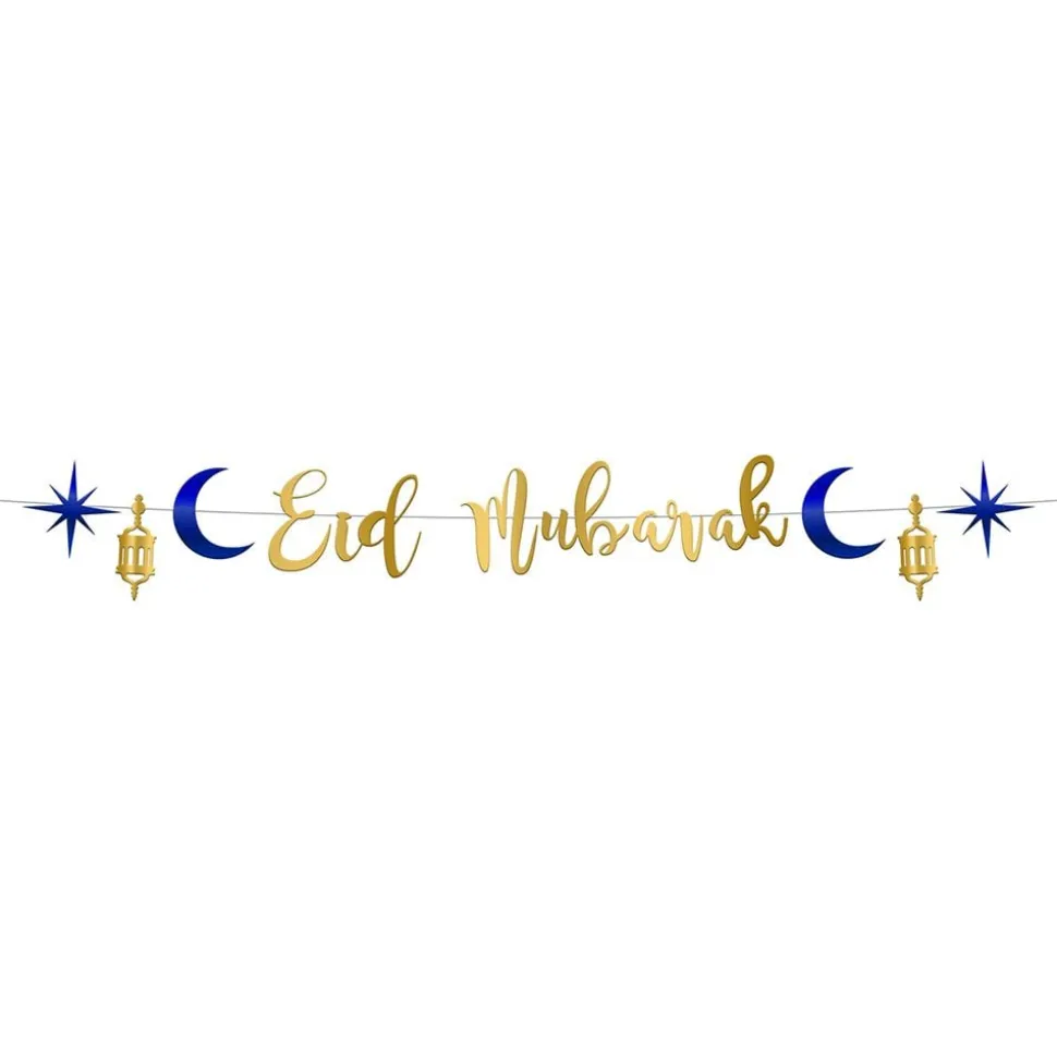 Bokstavbanner Eid Mubarak