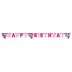 Bokstavgirlander Happy Birthday Minni Mus