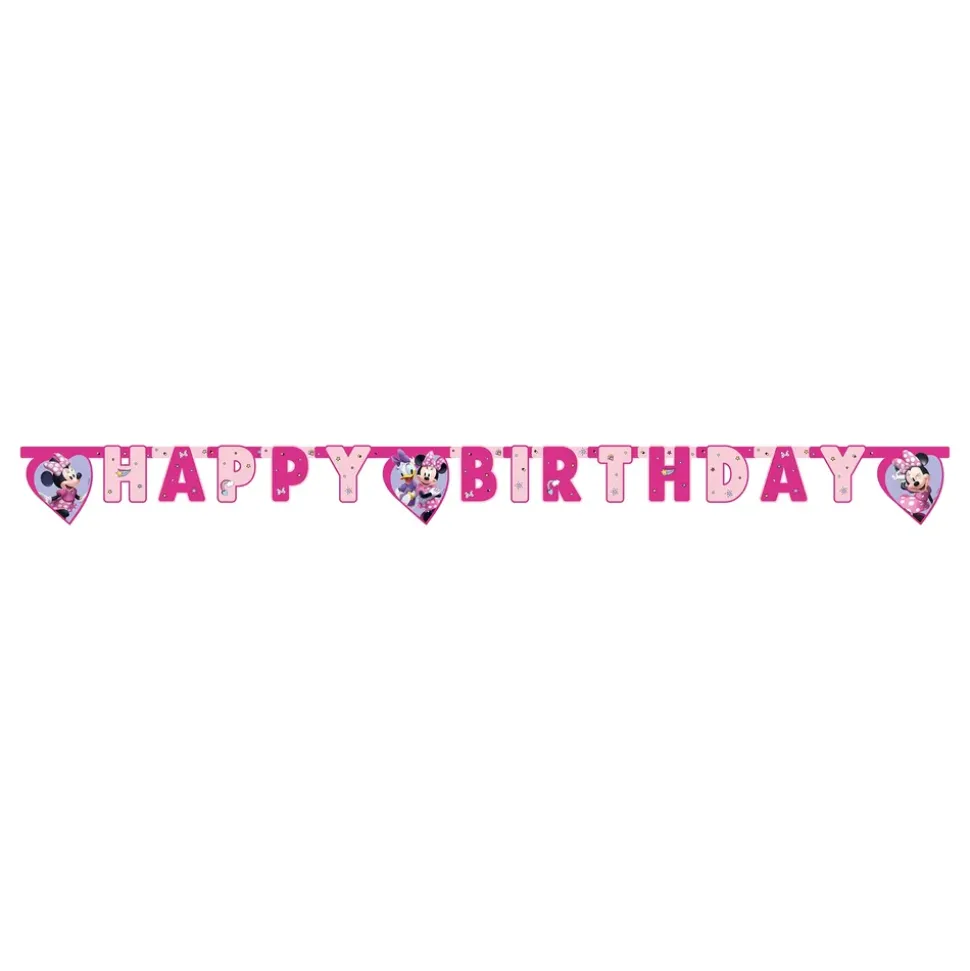 Bokstavgirlander Happy Birthday Minni Mus
