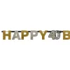 Bokstavgirlander Happy Birthday 40 år