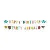 Bokstavgirlander Happy Birthday Zoo Party
