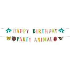 Bokstavgirlander Happy Birthday Zoo Party