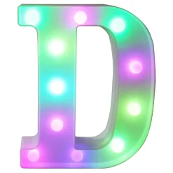 Bokstav med LED-belysning RGB