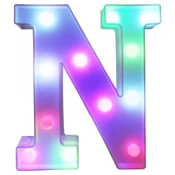 Bokstav med LED-belysning RGB