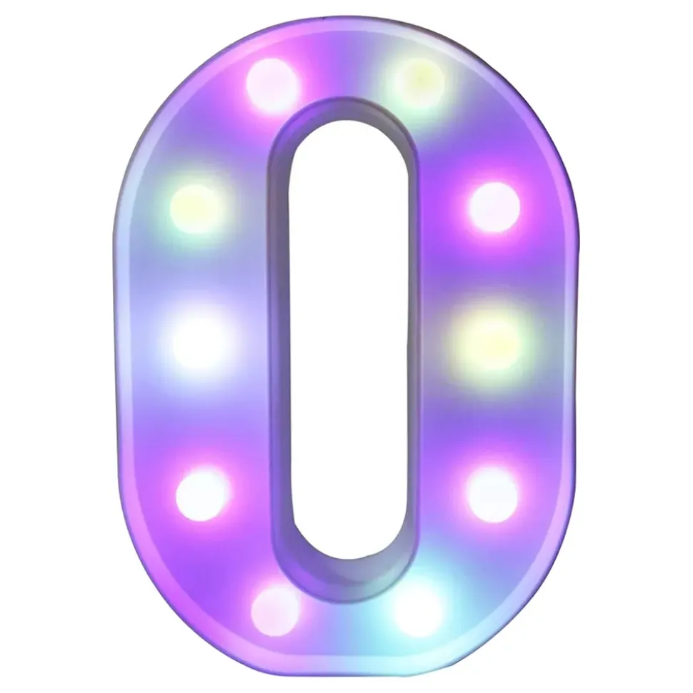 Bokstav med LED-belysning RGB