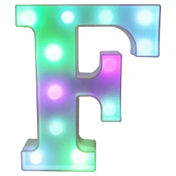 Bokstav med LED-belysning RGB
