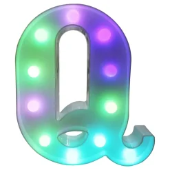 Bokstav med LED-belysning RGB
