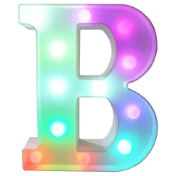 Bokstav med LED-belysning RGB