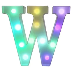 Bokstav med LED-belysning RGB