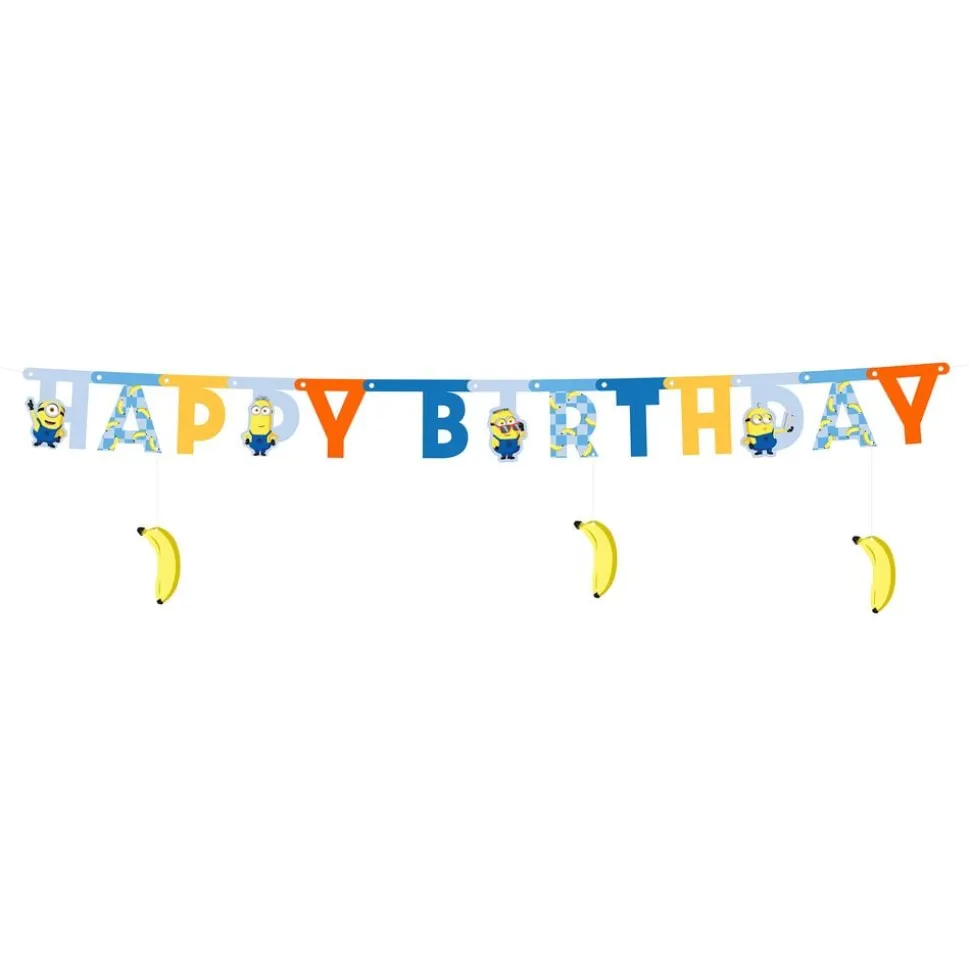 Bokstavsgirlander Happy Birthday Minions