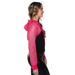 Bolero Fishnet UV Neonrosa