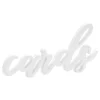 Borddekorasjon Cards Hvit