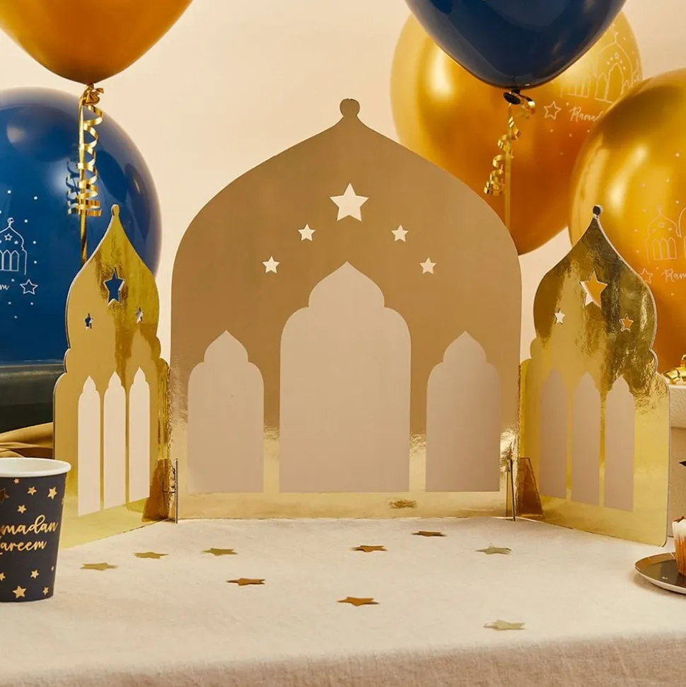 Borddekorasjon Eid Mubarak Tempel Gull