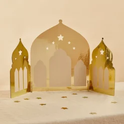 Borddekorasjon Eid Mubarak Tempel Gull