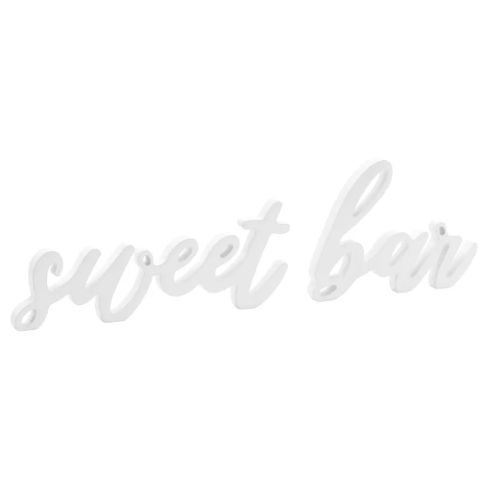 Borddekorasjon Sweet Bar Hvit