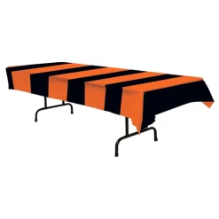 Bordduk Svart/Oransje Stripete
