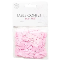 Bordkonfetti Babyføtter Rosa