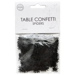 Bordkonfetti Edderkopper Svarte