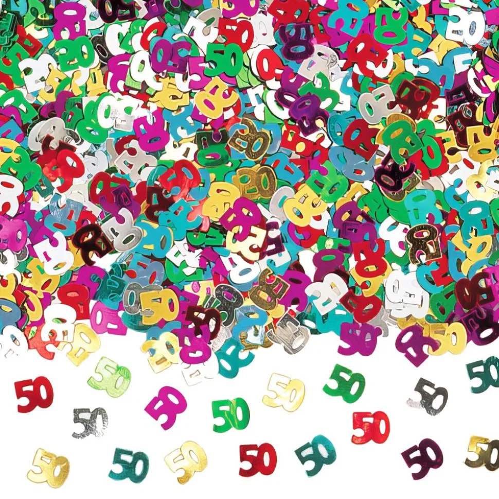 Bordkonfetti 50 Flerfarget