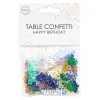 Bordkonfetti Happy Birthday Fargemiks Metallic