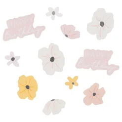 Bordkonfetti Happy Birthday Floral