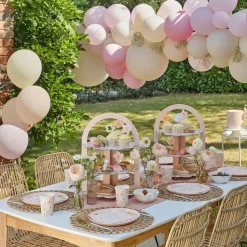 Bordkonfetti Happy Birthday Floral