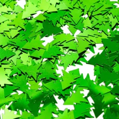 Bordkonfetti Juletrær Grønn Metallic