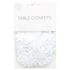 Bordkonfetti Snøfnugg Hvite