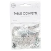 Bordkonfetti Tallet 25 Sølv Metallic