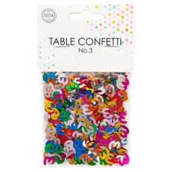 Bordkonfetti Tall 3 Fargemiks Metallic