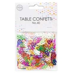 Bordkonfetti Tall 40 Fargemiks Metallic