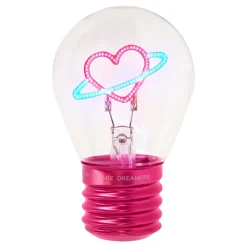 Bordlampe i Glødepæreform Planet Heart