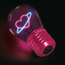 Bordlampe i Glødepæreform Planet Heart