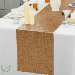 Bordløper Paljett Gull