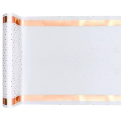 Bordløper Prikkete Hvit/Roségull