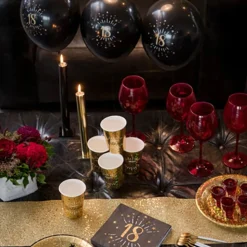 Bordløper Tykk Gull Glitter