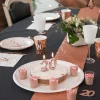 Bordløper Tykk Roségull Glitter