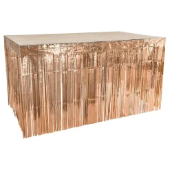Bordskjørt Metallic Roségull