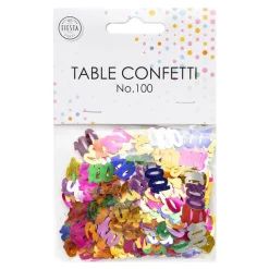Bordskonfetti Tall 100 Fargemiks Metallic