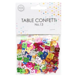 Bordskonfetti Tall 13 Fargemiks Metallic