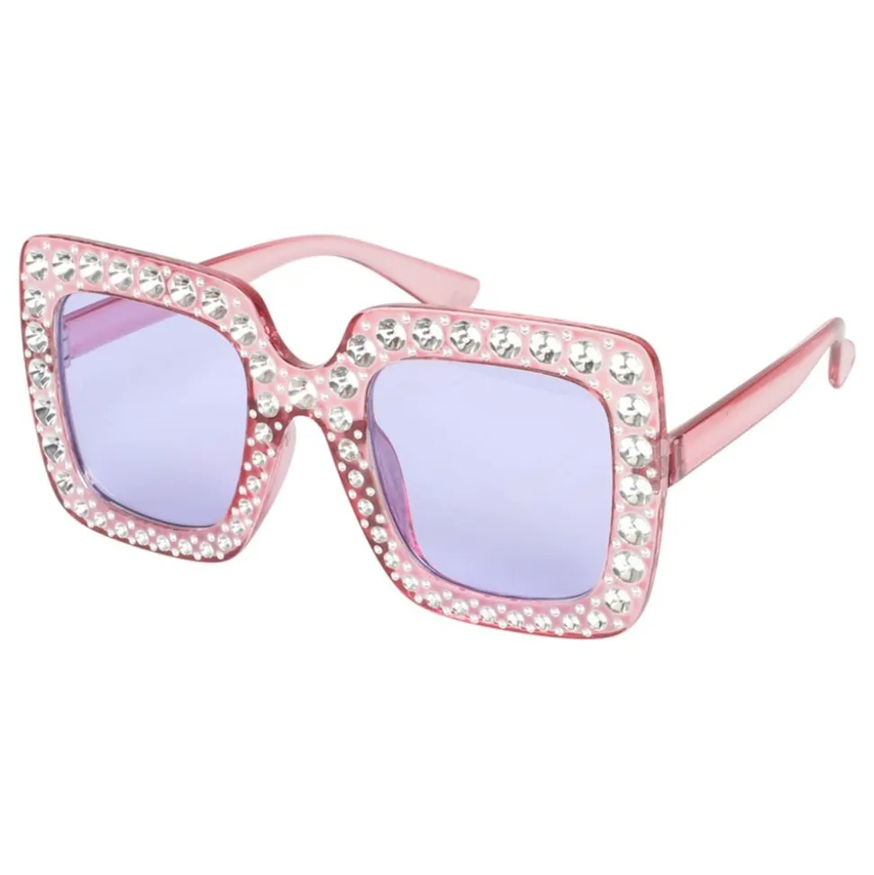 Briller Rosa med Strass