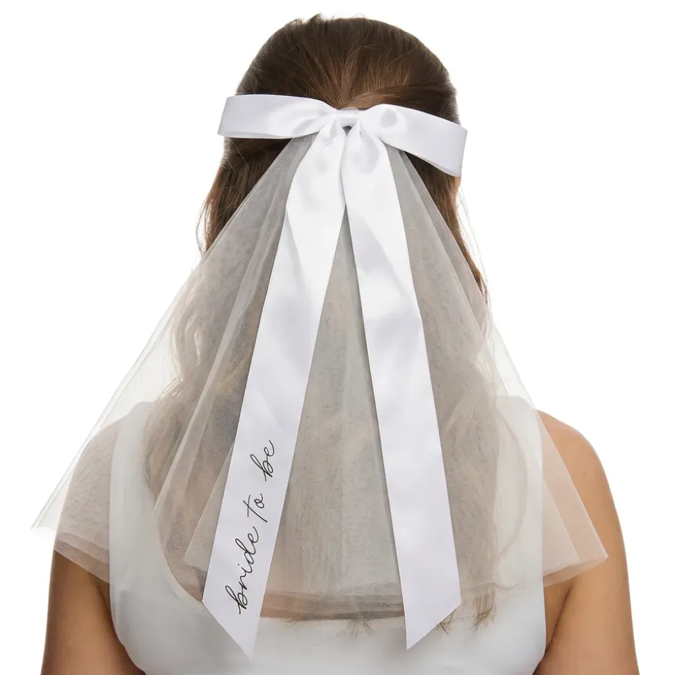Brudeslør Bride to Be med Sløyfe