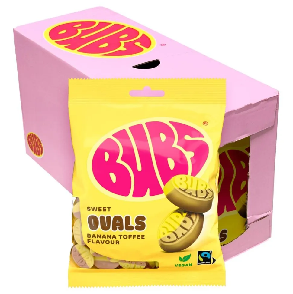 BUBS Banana Toffee Ovals Storpakning