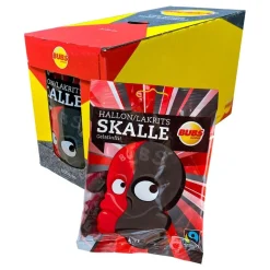 BUBS Raspberry Salty Licorice Skalle Storpakning