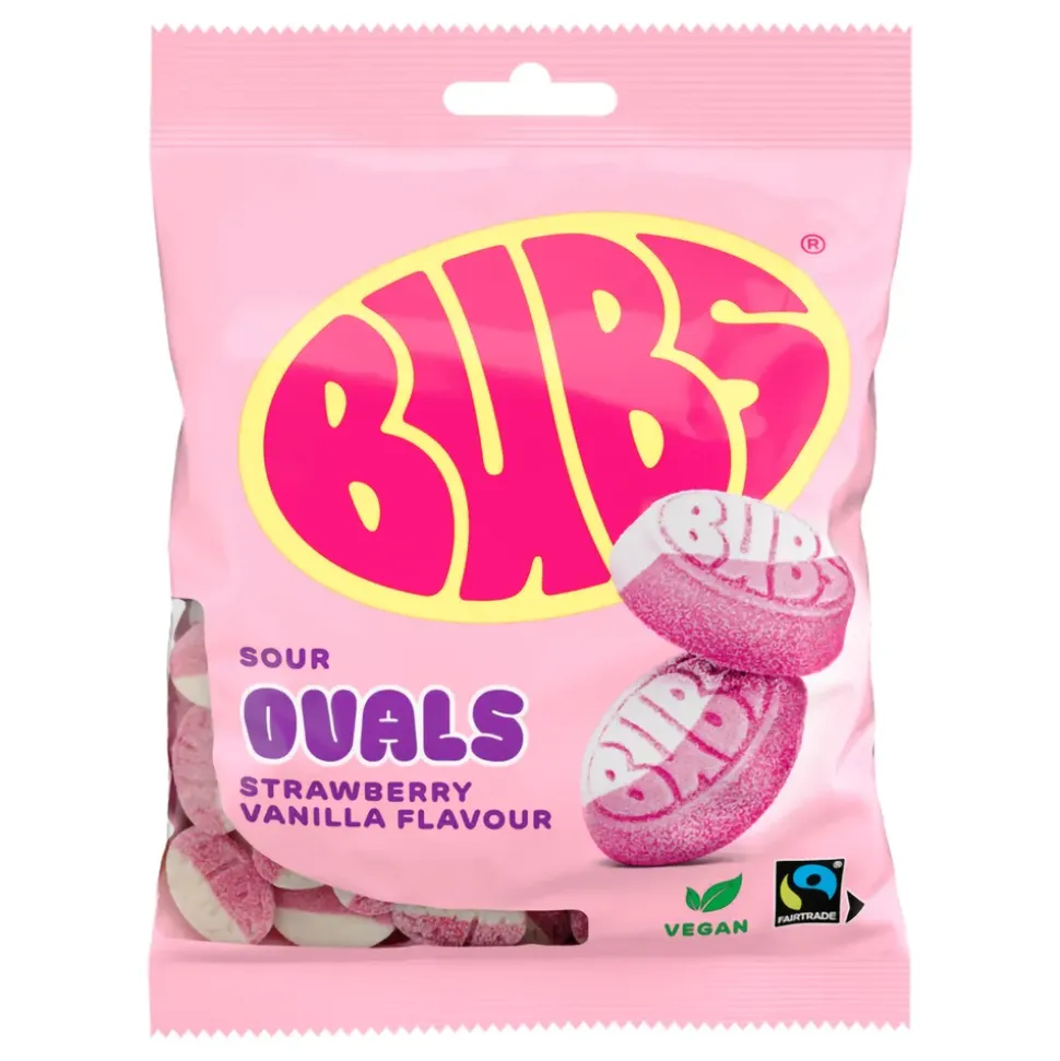 BUBS Strawberry Vanilla Ovals Storpakning